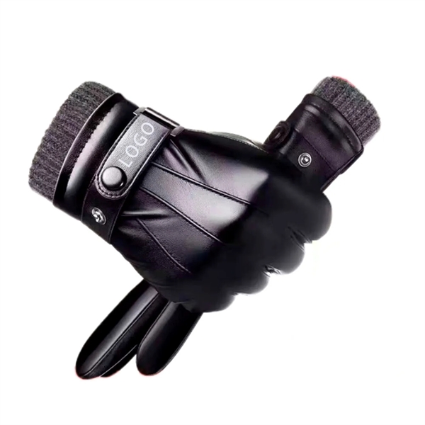Leather Touch Screen Gloves