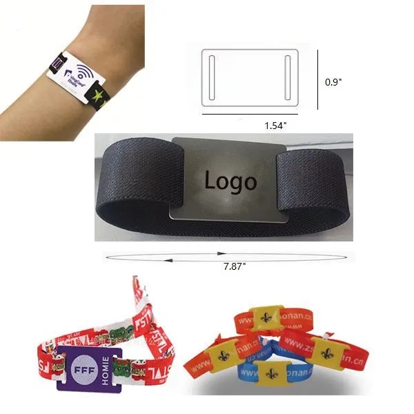 RFID Nylon Elastic Bracelet