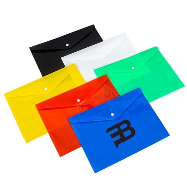 Plastic Envelopes with Snap Closure Clear Pouches Folders
