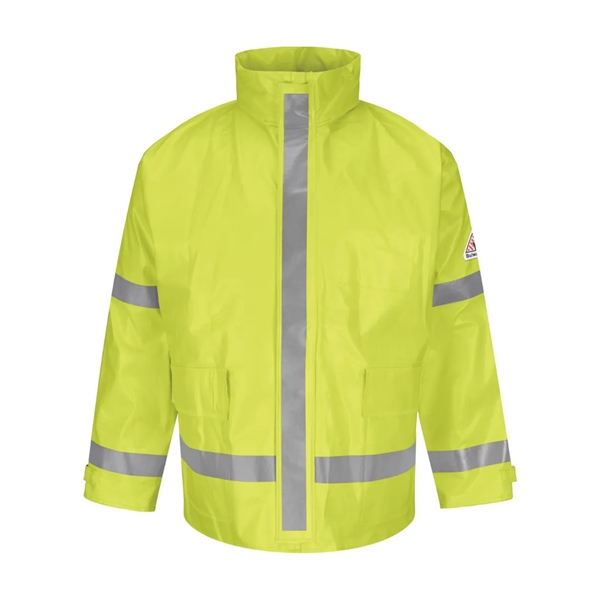 Bulwark Hi-Visibility Flame-Resistant Rain Jacket