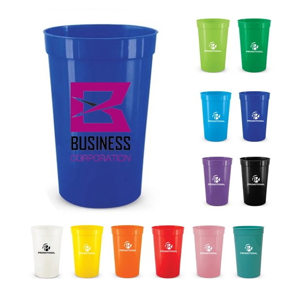 Stadium 16 oz. Plastic Cups Reusable Drink Tumblers
