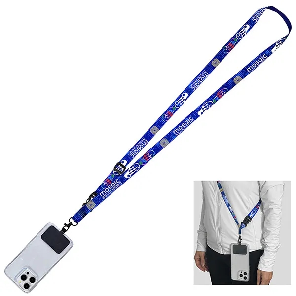 Pocket-Free Crossbody Cell Phone Lanyard - Full Color Sublim