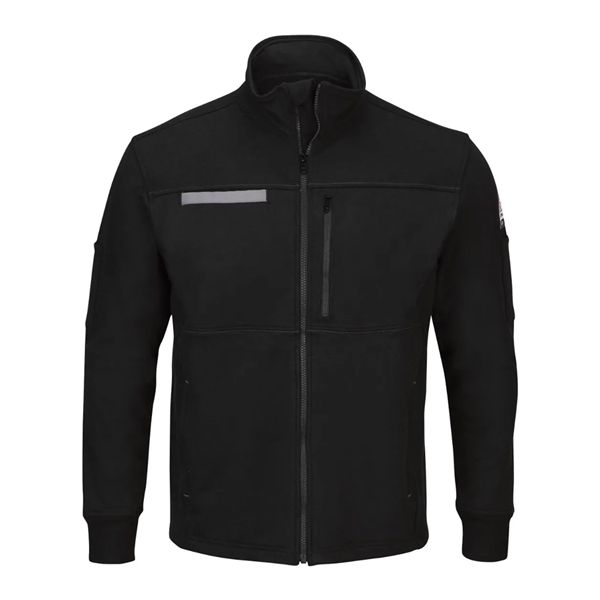 Bulwark Zip Front Fleece Jacket-Cotton /Spandex Blend