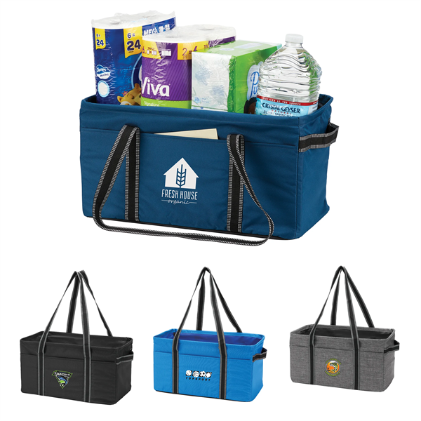 Jumbo Utility Tote Bag-Shopping-Grocery-Organizer (4 Colors)