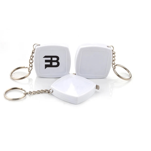 Small Tape Measure Keychain Portable Retractable 6ft 2M