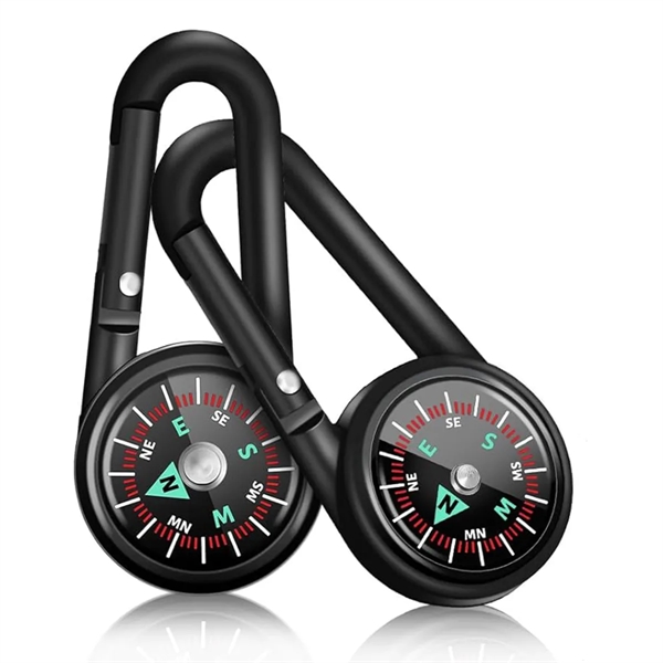 Magnetic Compass Keychain Mini Backpacking Accessory
