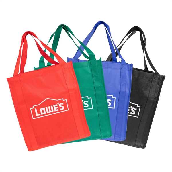 Grocery Non Woven Tote Bag with 20" Straps 80GSM