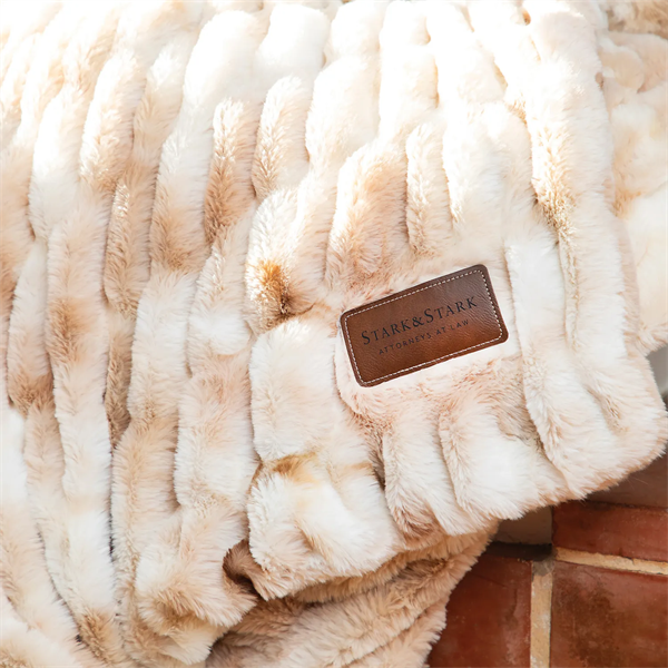 Hazelnut Chunky Fur Blanket