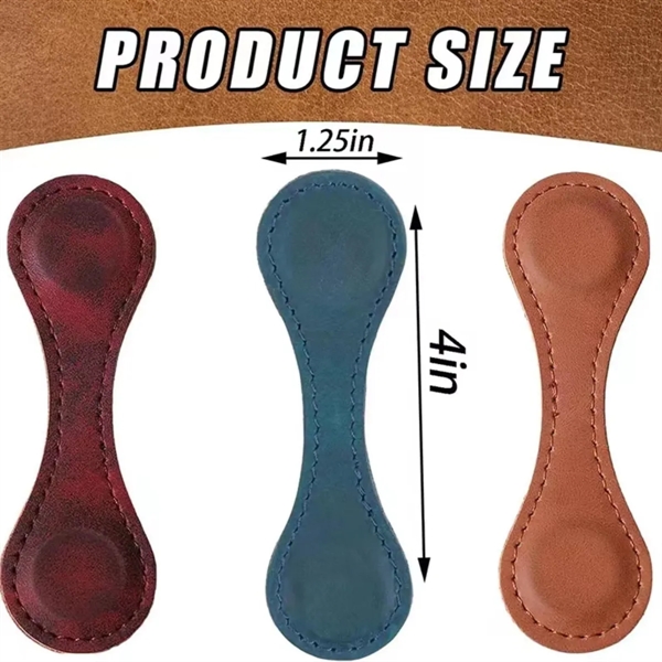 Leather Magnetic Bookmarks