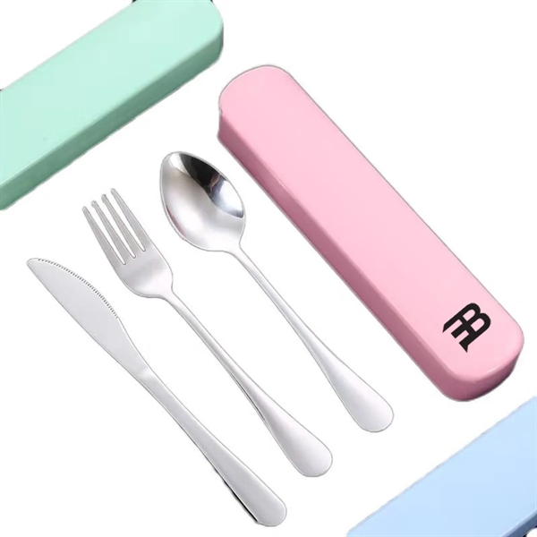 Portable Utensils Set Stainless Steel Knife Fork and Spoon
