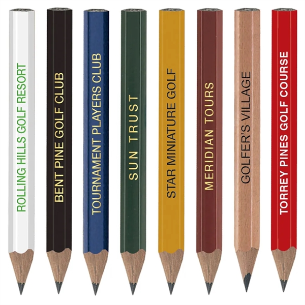 HEX Golf Pencil (no eraser) w/ Free Shipping
