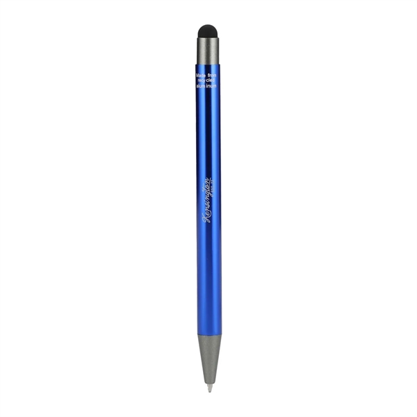 Recycled Aluminum Gel Ballpoint Stylus