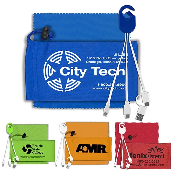 ReCharge  Mobile Tech Charging Cable Kit in Cinch Pack