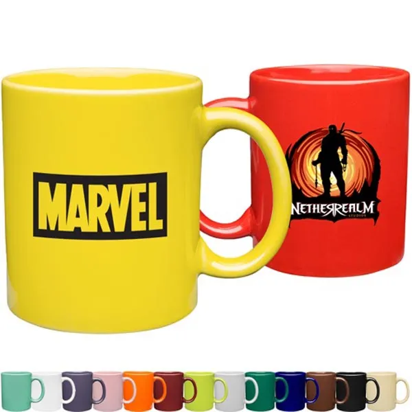 11 oz. C Handle Ceramic Mug