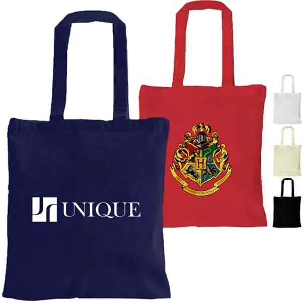 7 Oz. Cotton Canvas Tote Bag with Bottom Gusset (11"X 13")