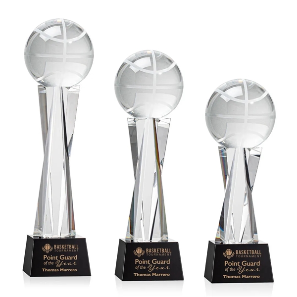 Basketball Award on Grafton Base - Black