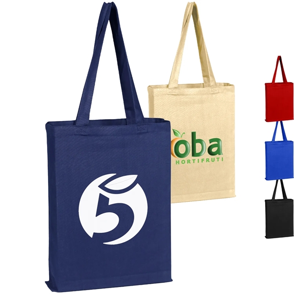 12 Oz. 100% Cotton Canvas Bag W/ Gusset