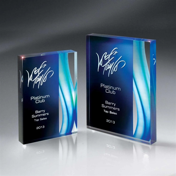 Aquus Acrylic Tablet Award - Large