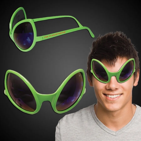 Green Alien Costume Sunglasses