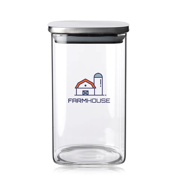 Branson 40 oz. Square Storage Jar