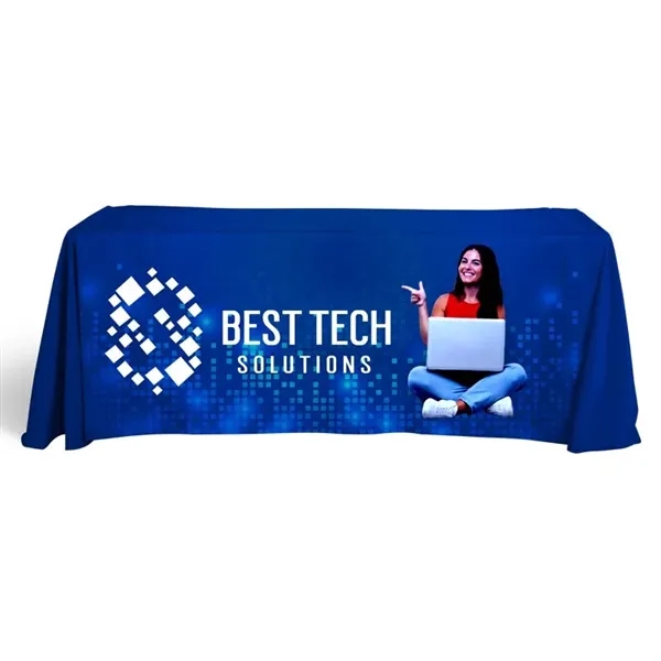 6' Economy Dye Sublimation Front Panel Imprint Table Cover