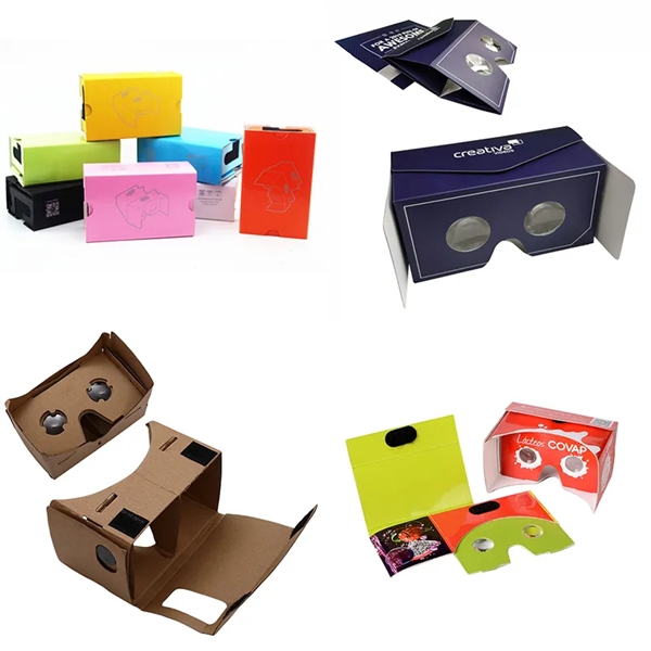3D Cardboard VR DIY Headset Virtual Reality Glasses Box
