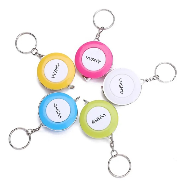 Round Tape Measure With Carabiner