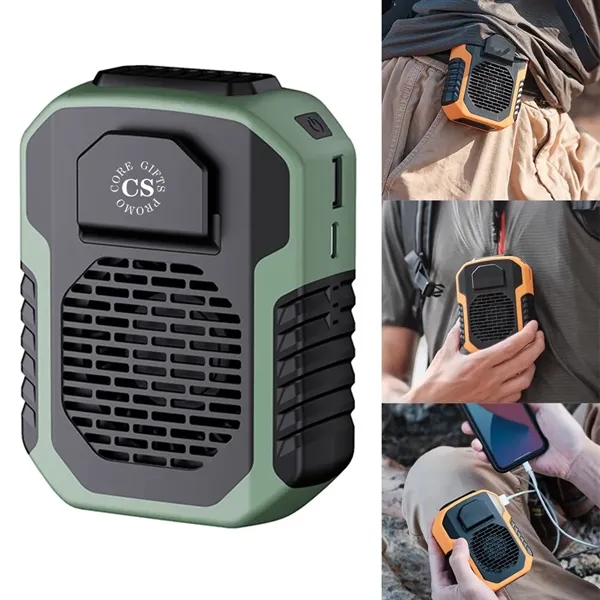 Portable Waist Clip Neck Fan
