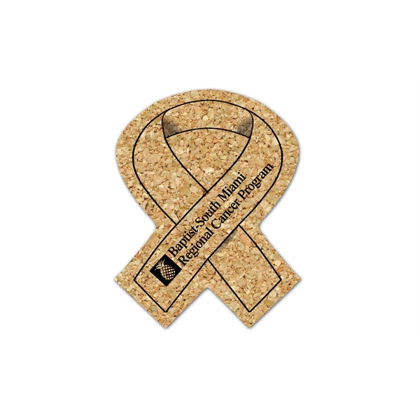 Ribbon Cork Coaster 4RB