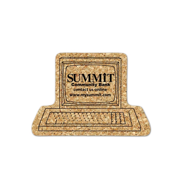 Computer Cork Coaster