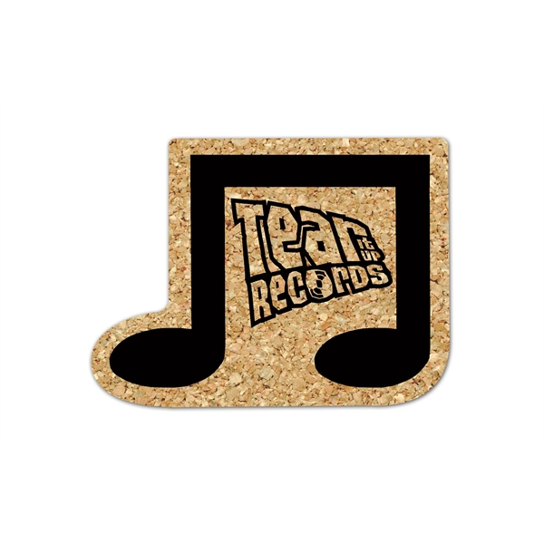 Music Note Cork Coaster