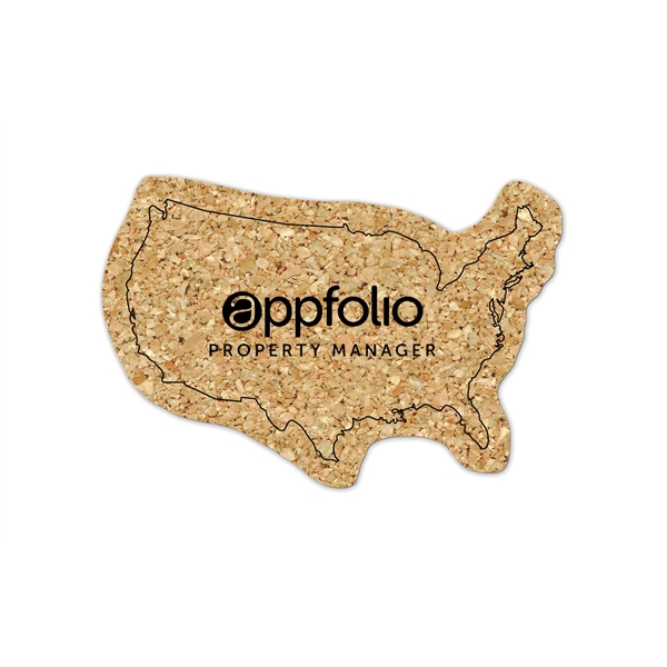 United States Cork Coaster
