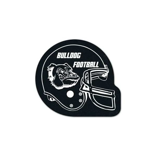 Football Helmet Flat Tire Coaster