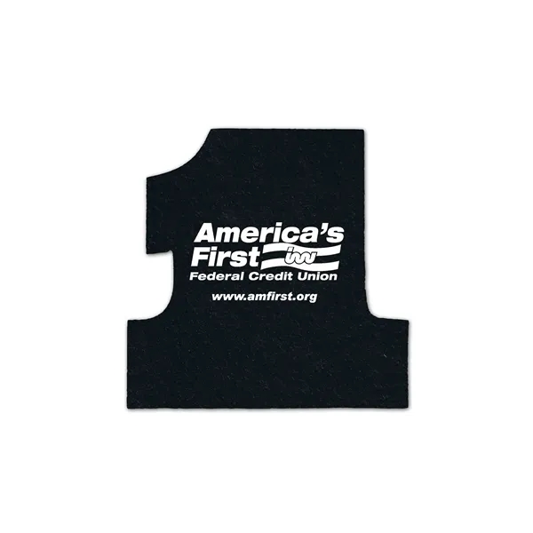 Number One Shape Flat Tire Coaster