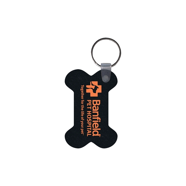 Dog Bone Flat Tire Key Tag