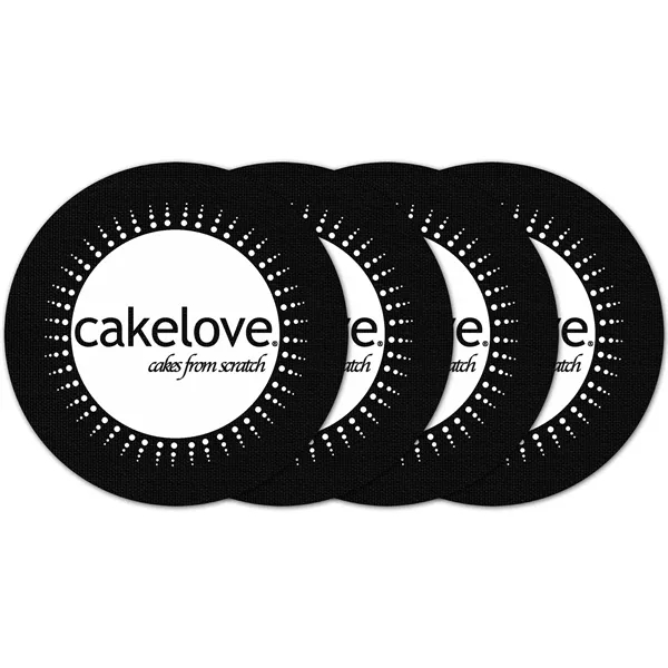 Circle Vinyl Coaster (Set of 4)