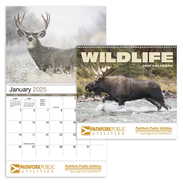 Wildlife Appointment Calendar - Spiral