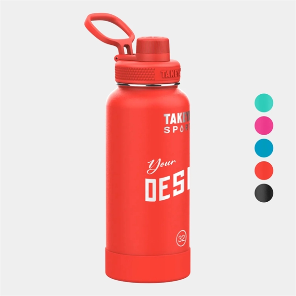 32 oz Takeya® Stainless Steel Insulated Sport Water Bottle