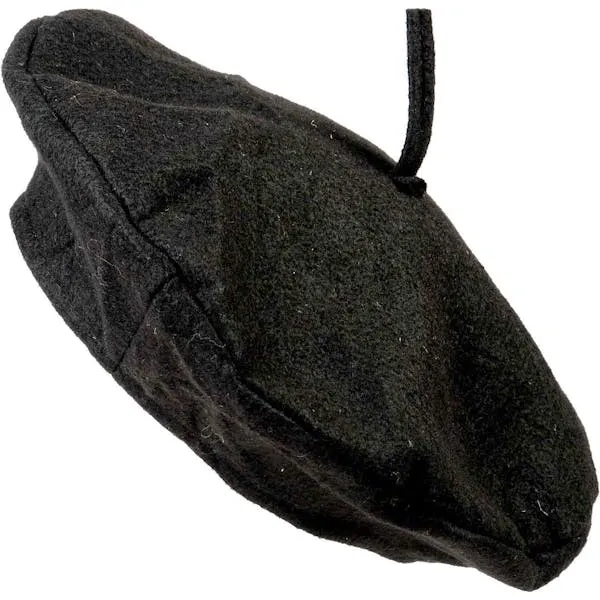 Costume Beret - Black
