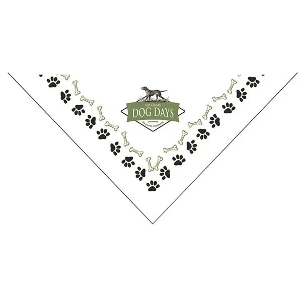 Med. - Large Solid Triangle Bandanna - Imported