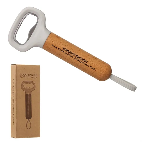 Wood Handle Bottle Opener