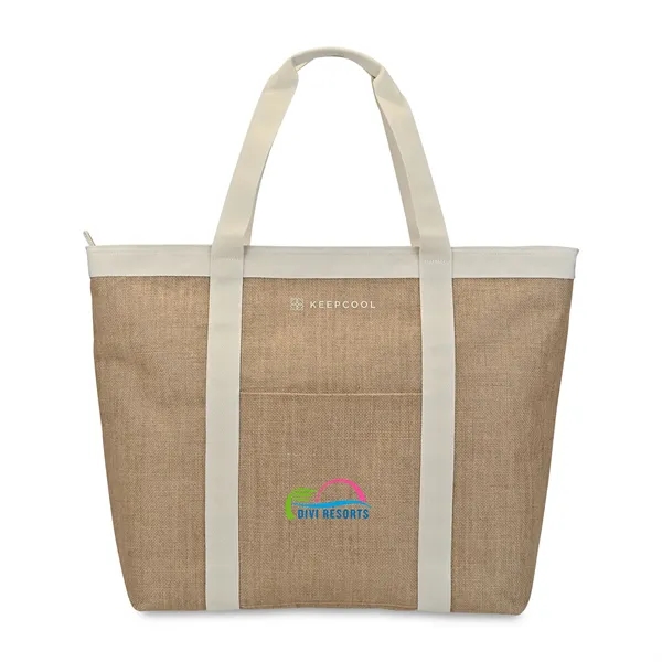 KEEPCOOL® Nairobi Jute Shopper Cooler