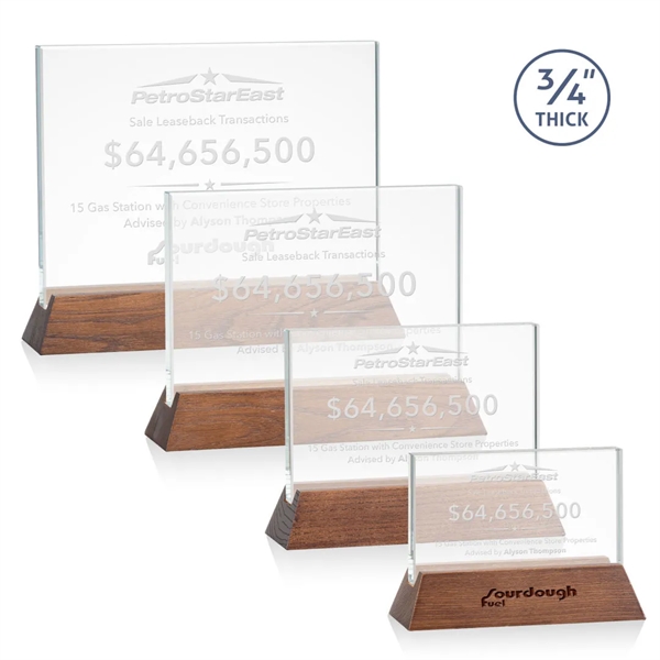 Walkerton Award - Starfire/Walnut (Horiz)