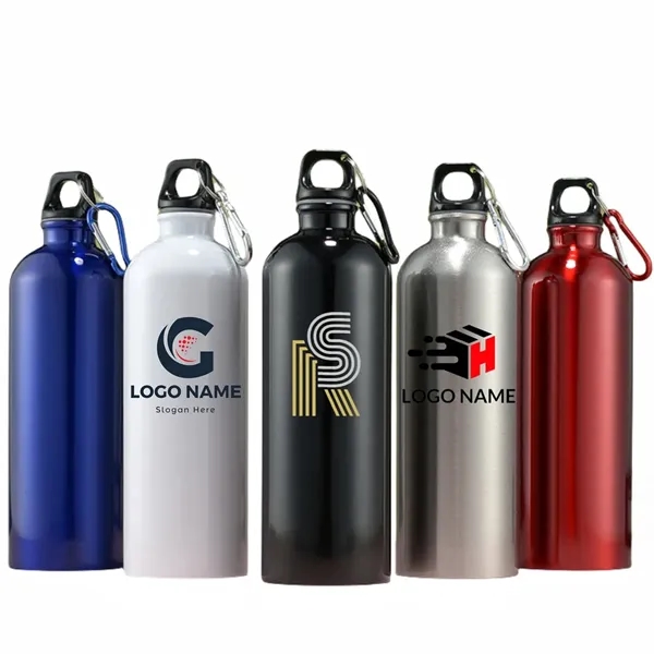 25 Oz. Aluminum Water Bottle With Carabiner