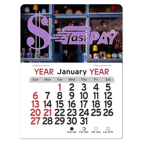Dollar Sign Peel-N-Stick Calendar