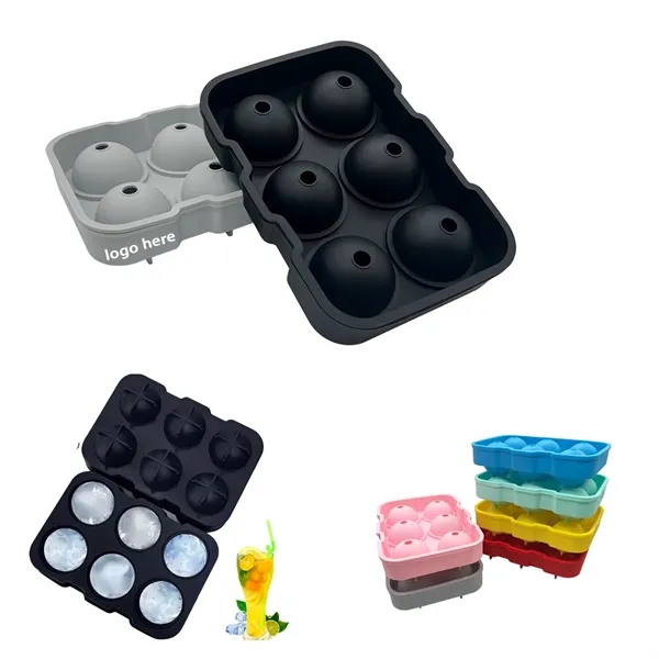 Silicone Spherical Ice Cube Tray