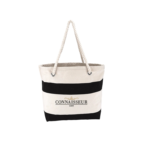 Prime Line Cotton Resort Tote With Rope Handle