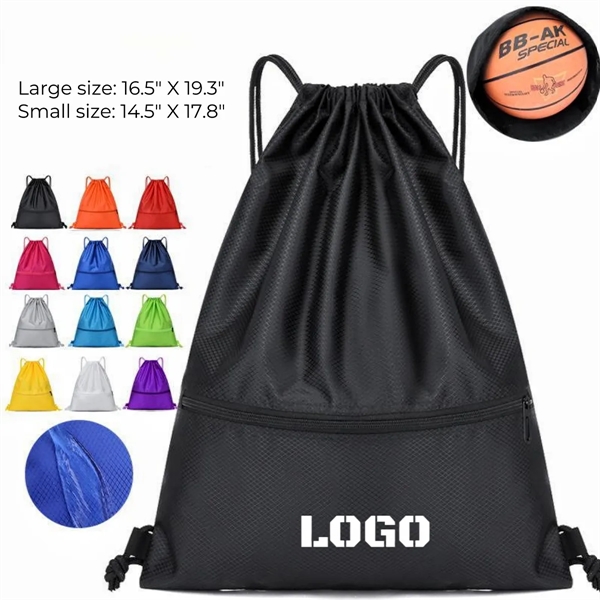 Waterproof Sports Drawstring Backpack