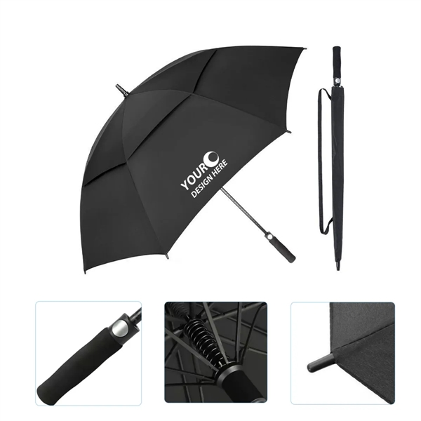 Wind-Vented Automatic Golf Umbrella