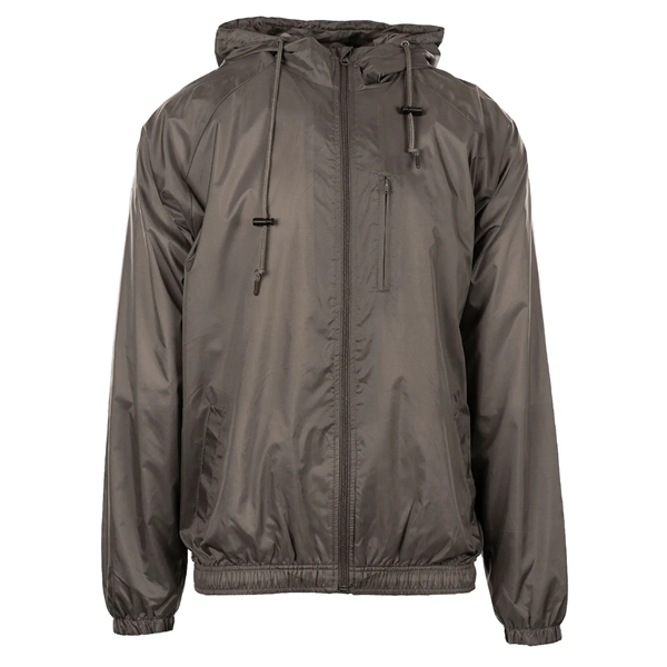 Burnside Men's Nylon Hooded Coaches Jacket